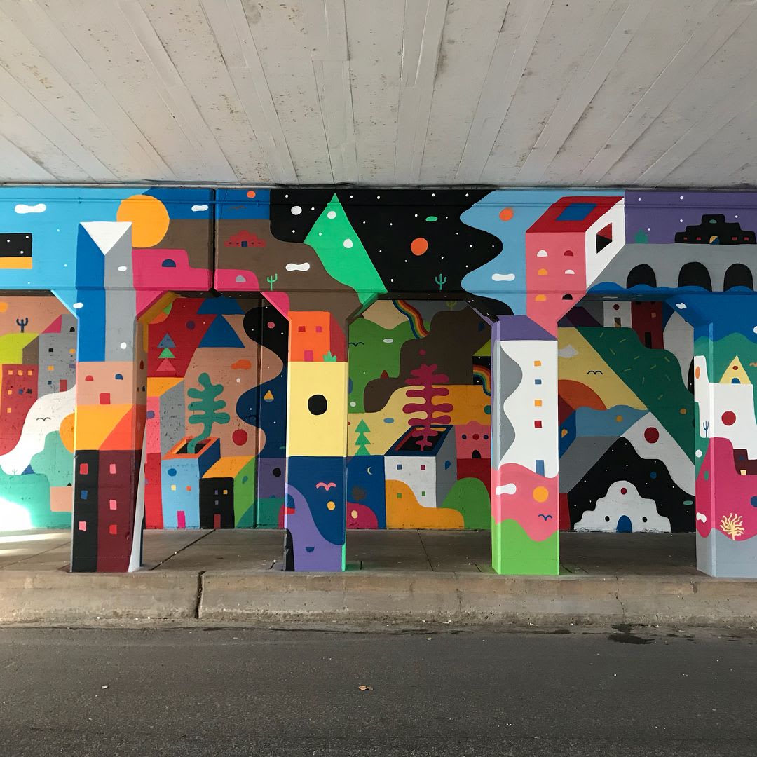 Abstract Passages by Kristopher Kanaly seen at Main Street, Oklahoma