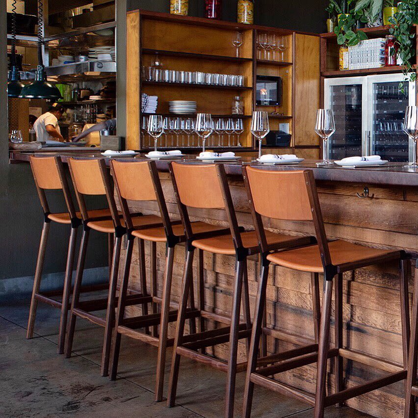 Stanyan Bar Stools By Fyrn Seen At Flour Water San Francisco Wescover