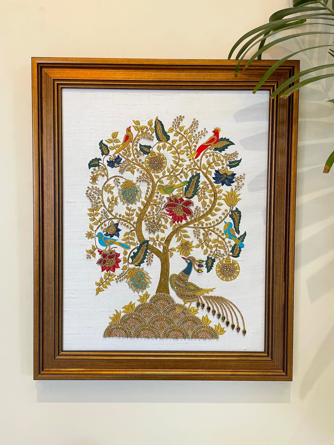 Embroidery Wall Art - mixing it up with beautiful threads and fine