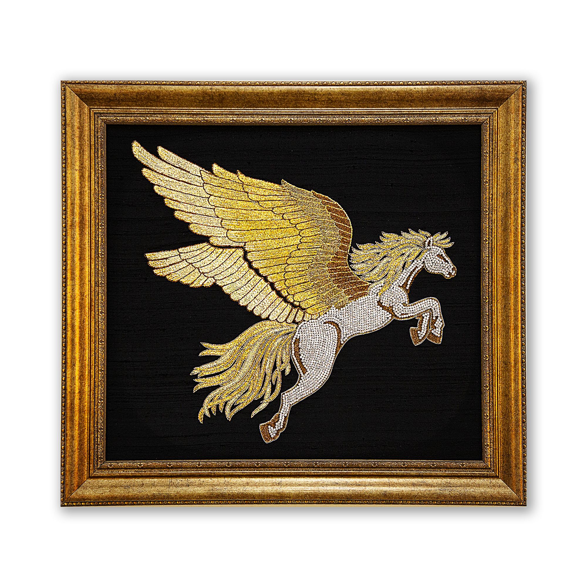 Wall Art Work Of Pegasus Flying Horse by MagicSimSim | Wescover Wall ...