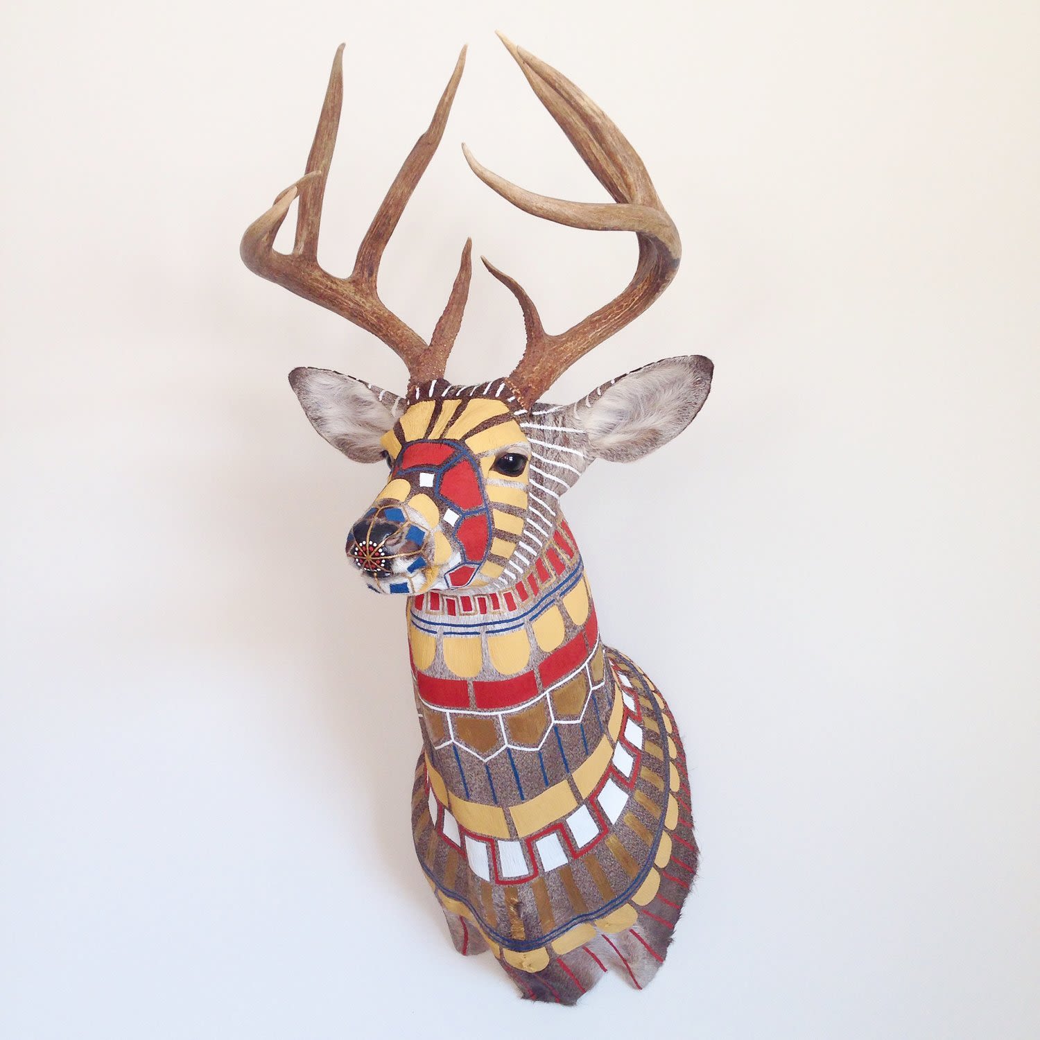 HOMFUN Paint With Diamond Embroidery Animal Deer Pheasant