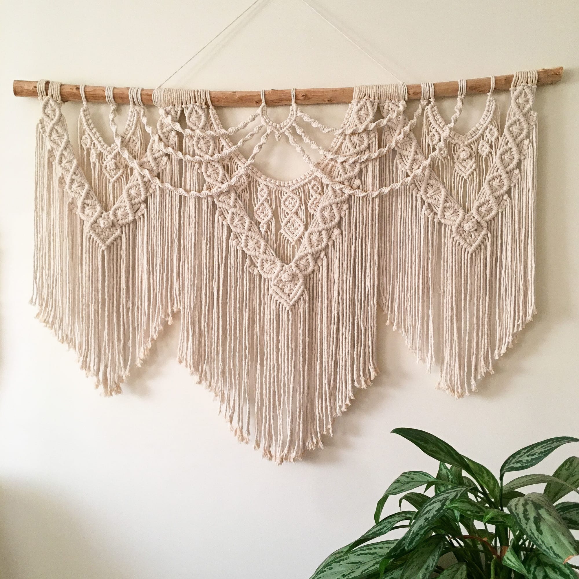 Large Macrame Wall Hanging - Rain by Damla