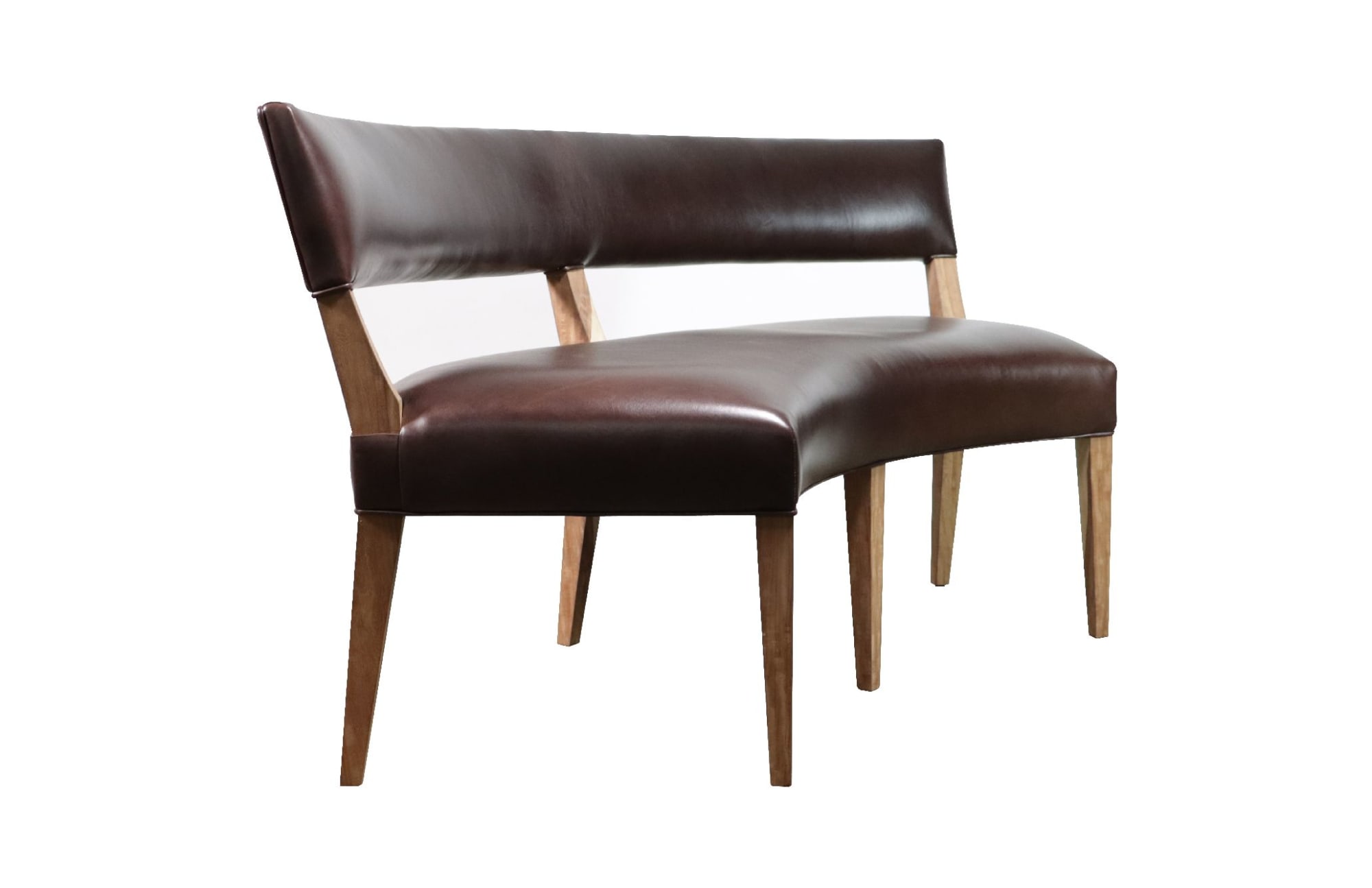 Bruno Custom COL Booth Seating in Argentine Rosewood by Costantini ...
