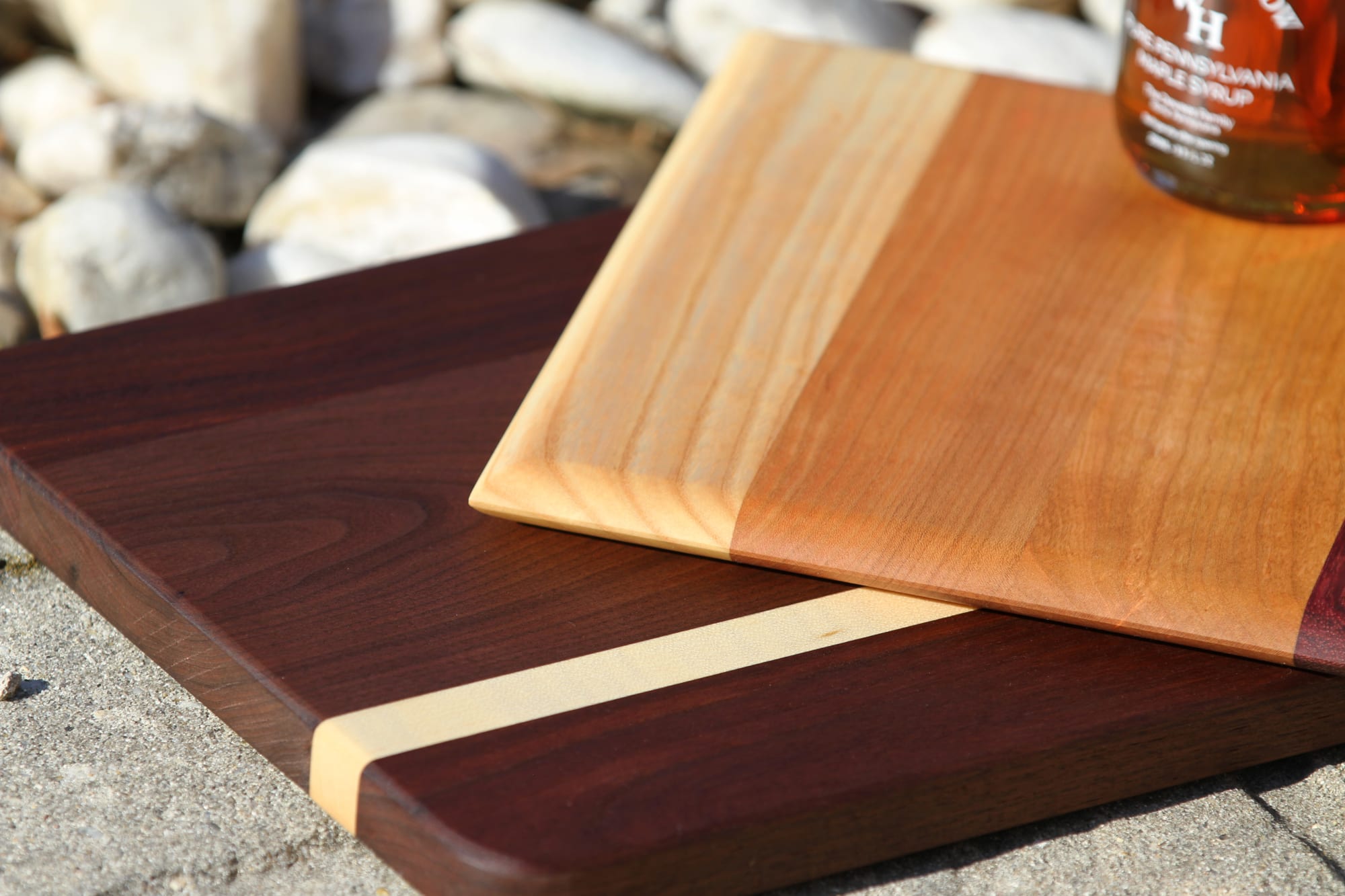 Square Wood Cutting Board by Miikana Woodworking seen at Miikana