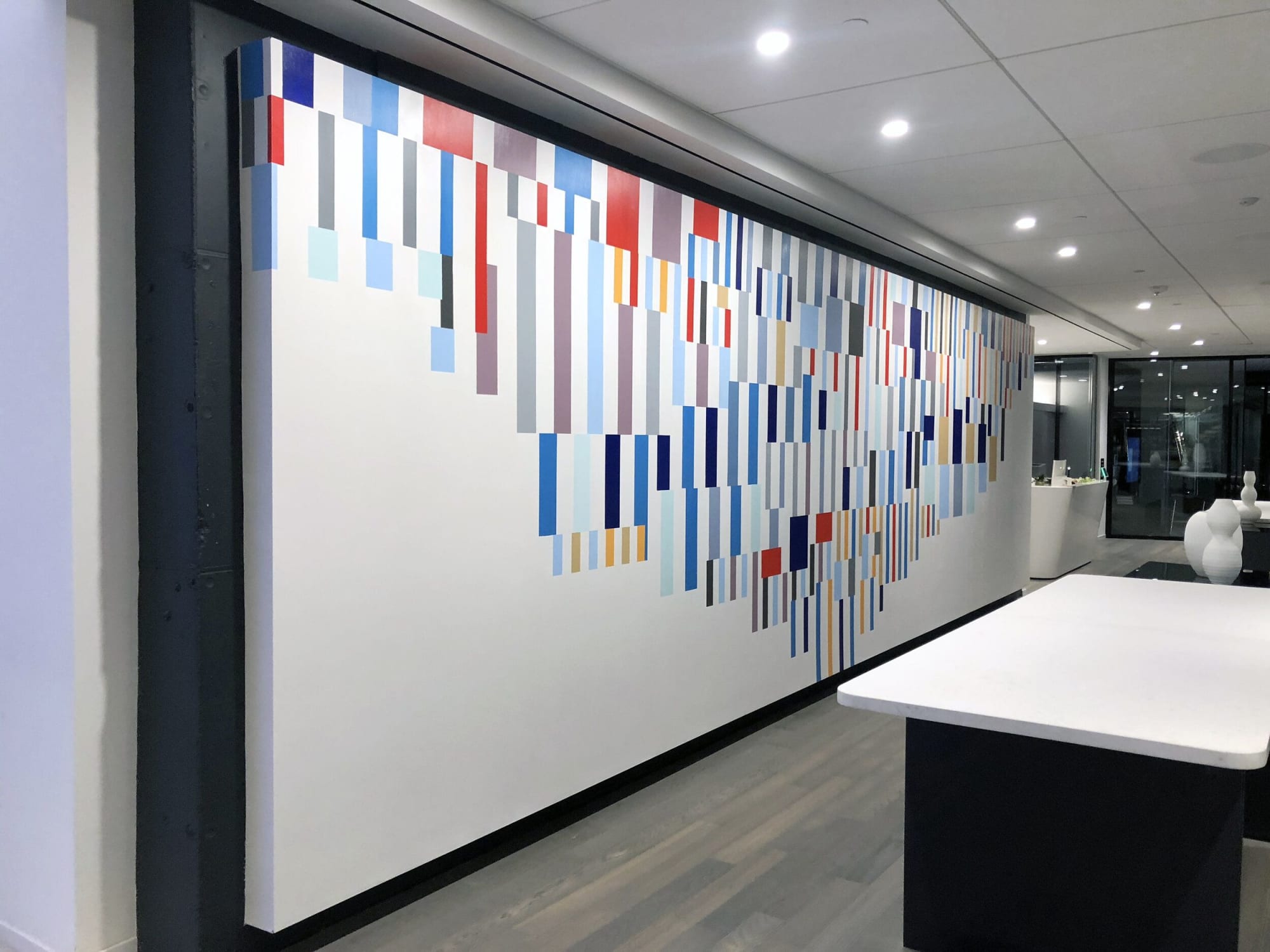 Cooley LLP NYC office by Jason Andrew Turner at 55 Hudson Yards, New York |  Wescover Murals