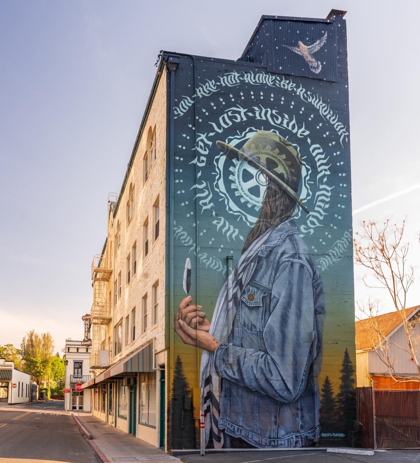 A New Dawn Suicide Awareness Mural By Miles Toland Wescover Street Murals