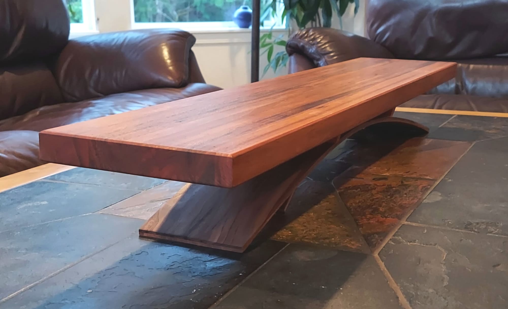 Bent deals wood table