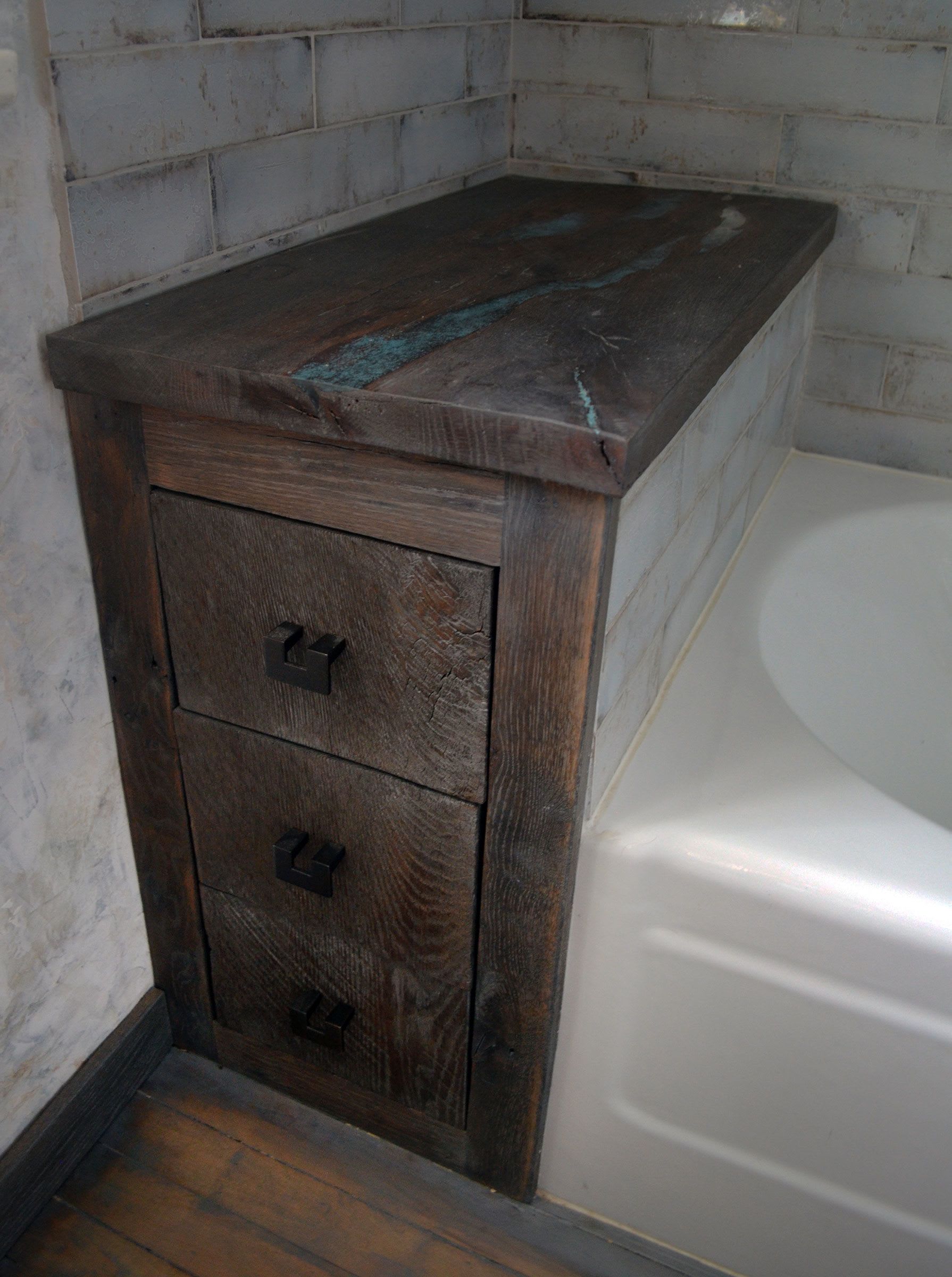 Rustic wood bathroom accessories by Abodeacious