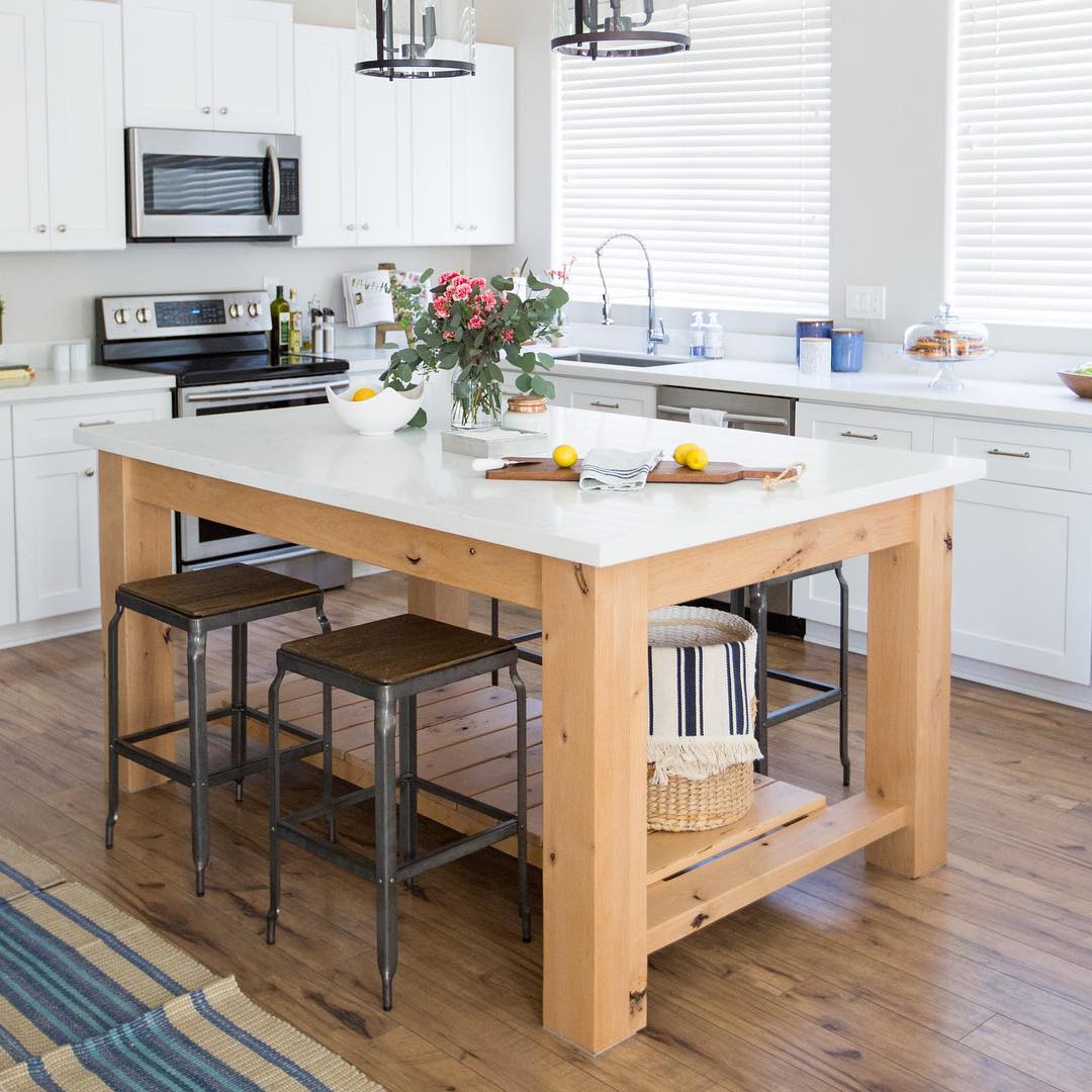 Island Table Designs For A Unique Kitchen Wescover