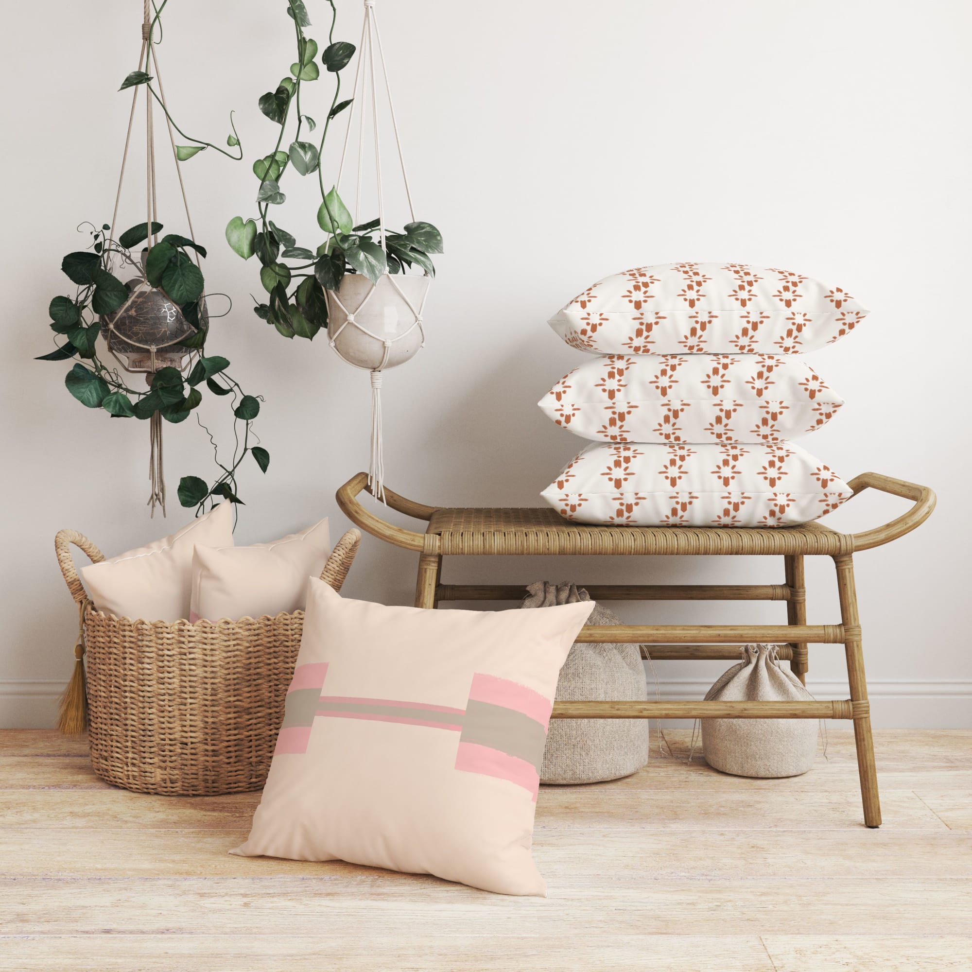 Willow Modern Farmhouse Sage Pillows