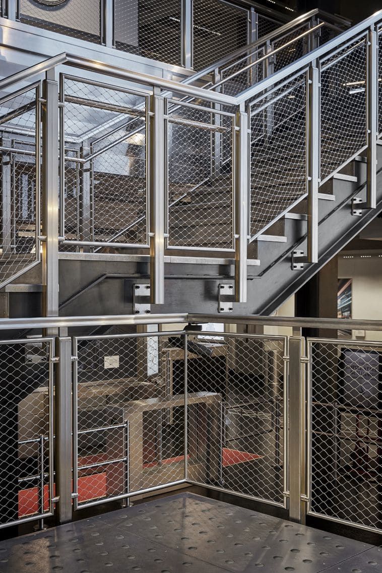 Empire State Building Visitor Entrance Stairs by Amuneal seen at Empire