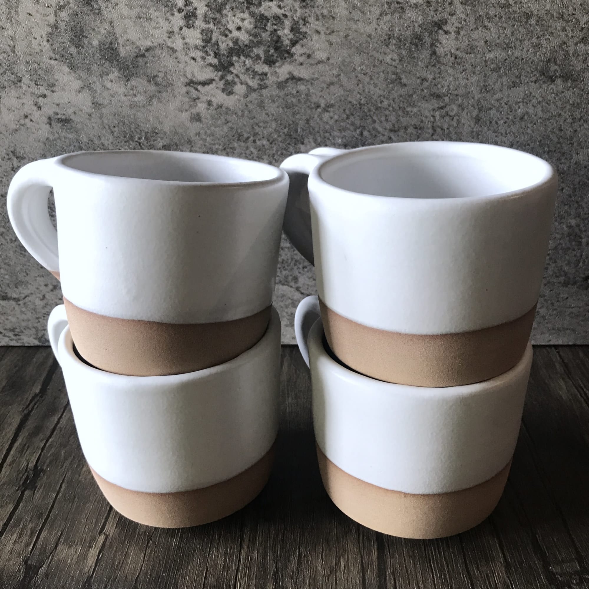 Modern Rustic Coffee Mug Cup Pottery, Terracotta Coffee Mugs Cups,  Stoneware Mug Cup, Modern Rustic Mug 