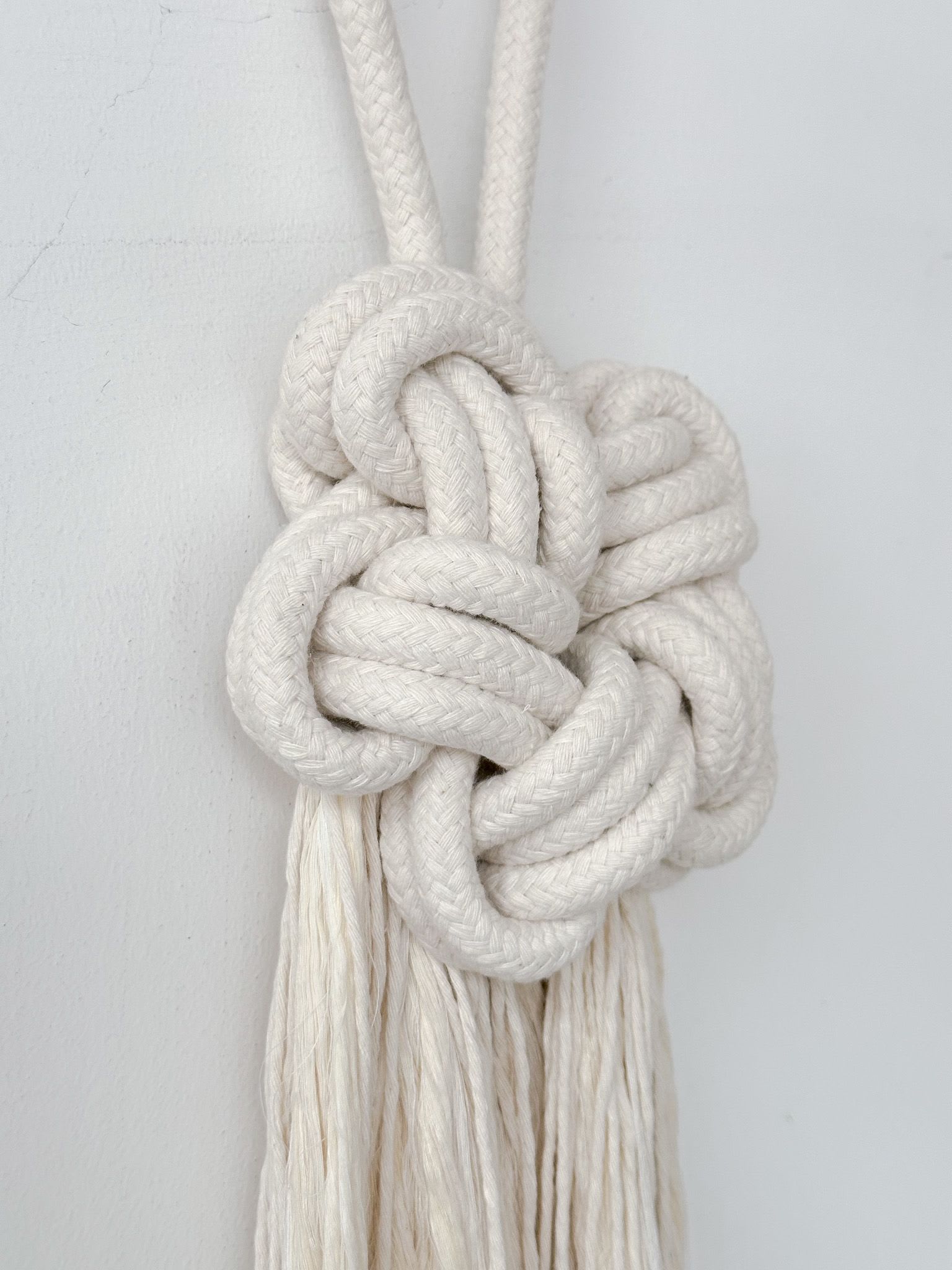 KNOT 006  Rope Sculpture Wall Hanging by Ana Salazar Atelier