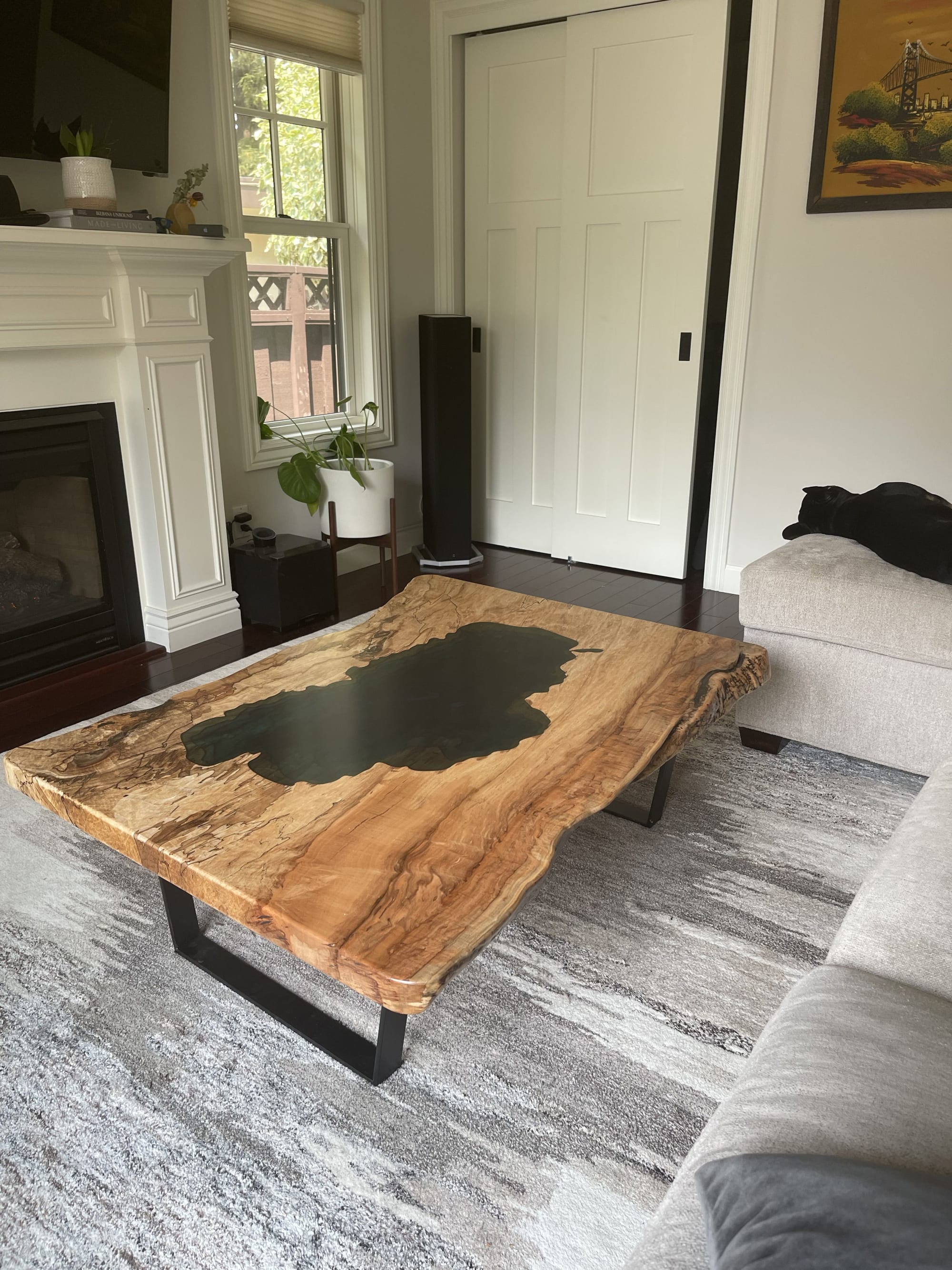 Engraved coffee online table