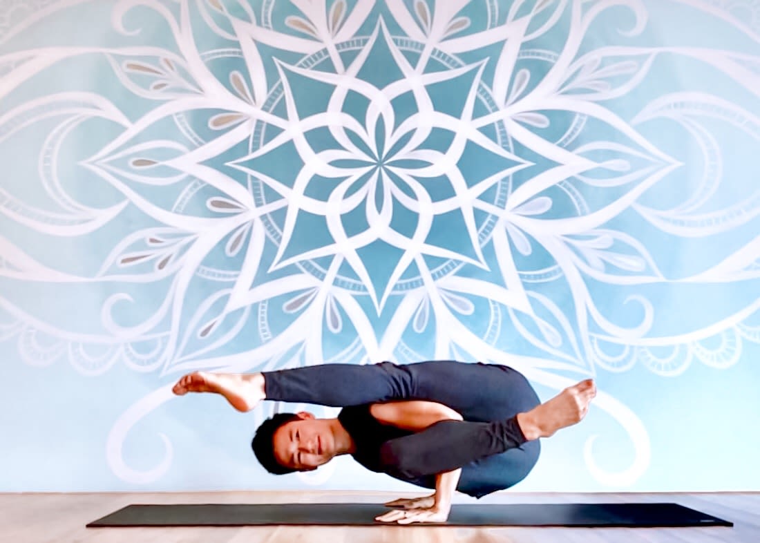 Blue Mandala Yoga Studio Mural by Urbanheart at Century Avenue