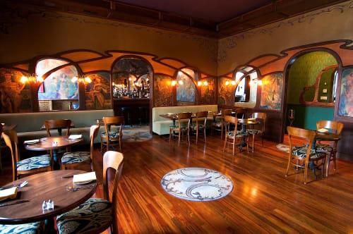 Loie Fuller's, Restaurants, Interior Design