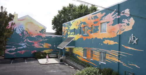Beautiful Spectrum | Street Murals by Phillip Adams | SPIN Frankford Community Center in Philadelphia