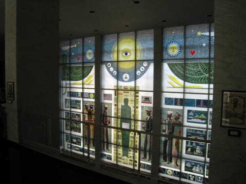 Masonic Hall Mosaic | Public Mosaics by Emile Norman | Nob Hill Masonic Center in San Francisco