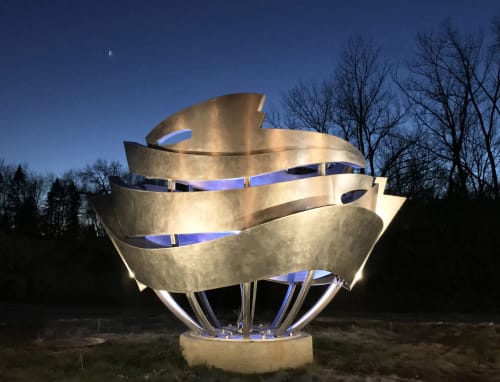 Big Water 2017 | Public Sculptures by Foster Willey | Downtown East Lake St Roundabout, Wayzata, MN in Wayzata