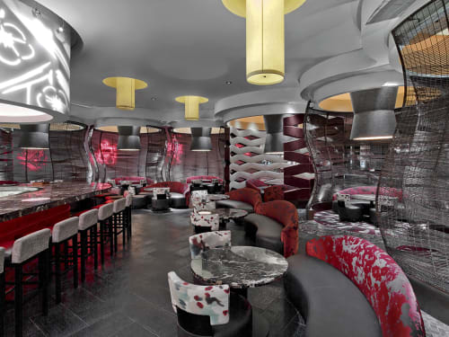 Dining Gazebo | Furniture by Kenneth Cobonpue | Nobu Hotel, Caesar’s Palace, Las Vegas, Nevada, USA in Las Vegas