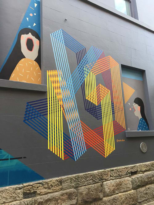 Our paths (intertwined) | Street Murals by Nadia Odlum