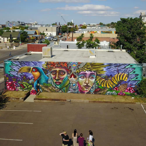 Five Points Mural | Street Murals by Bruno Smoky
