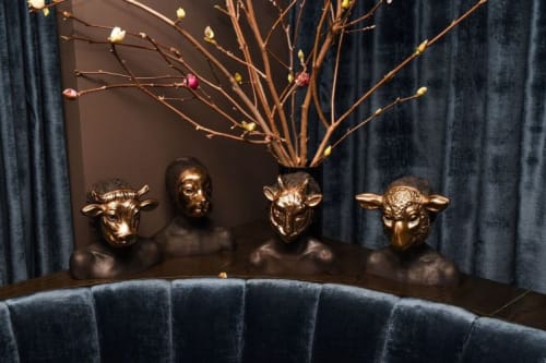 Animal Busts | Sculptures by Charming Baker | The Blond in New York