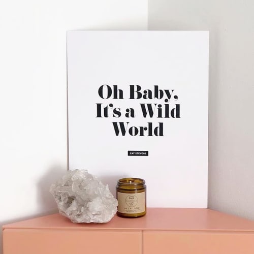 Oh Baby Art Print | Signage by Swell Made Co.