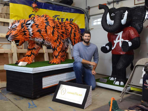 Clemson Tiger | Public Sculptures by Blake McFarland | Clemson University in Clemson