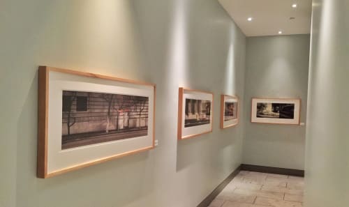 Framed Panoramic Photographs By Thomas Winz Seen At Slanted Door