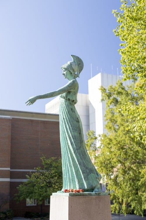 Minerva | Public Sculptures by James Barnhill | The University of North Carolina at Greensboro in Greensboro