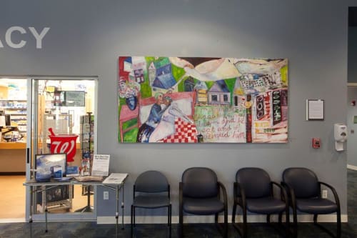 Wall Painting | Paintings by Jennifer Levine | Summit Medical Group in Berkeley Heights