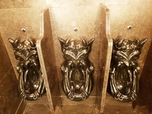 Unique Urinals | Sculptures by Sculptured Arts Studio | Annabel's in London