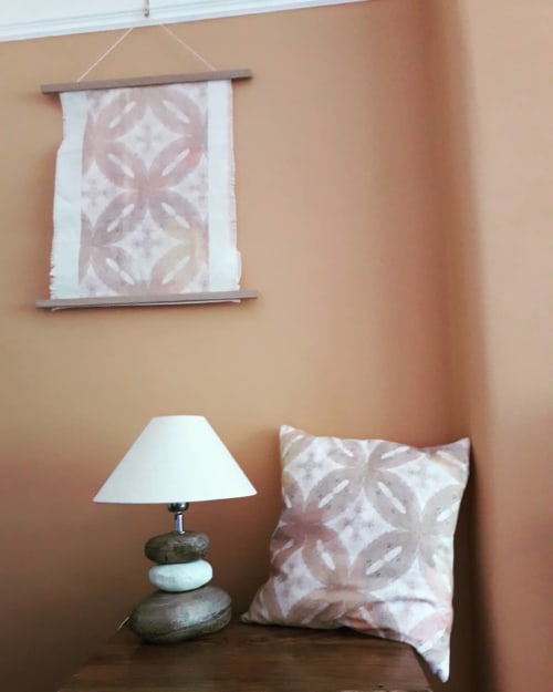 Linen Wall Hanging and Cushion | Art & Wall Decor by Julia Sagias