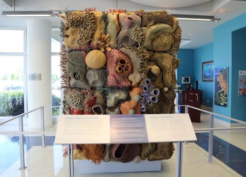 Our Changing Seas II | Sculptures by Courtney Mattison | Halmos College of Natural Sciences and Oceanography in Dania Beach