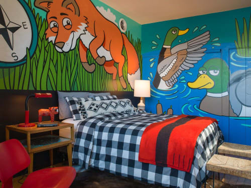 Mural | Murals by Mosher | The Grand Kimball Lodge in Chicago