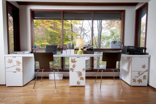 Custom Desk and Filing Cabinets | Tables by Iannone Design