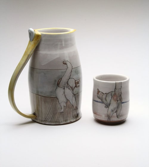 Suki Set | Cups by JunkPot Studio | Farmington Valley Arts Center in Avon