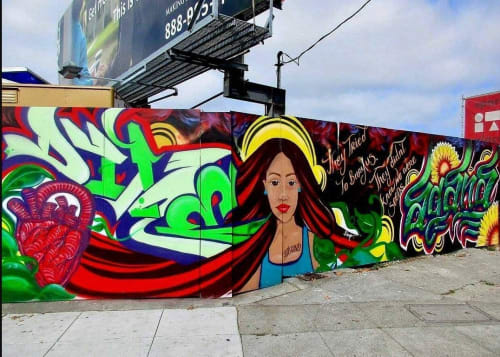 They Tried to Bury Us | Street Murals by Leslie Lopez | East Oakland, CA in Oakland