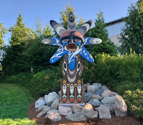 Thunder | Public Sculptures by Thomas Cannell | Doug Mitchell Thunderbird Sports Centre in Vancouver