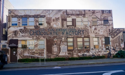 The San Francisco Chocolate Factory | Murals by Alyssa Morgan | The San Francisco Chocolate Factory in San Francisco