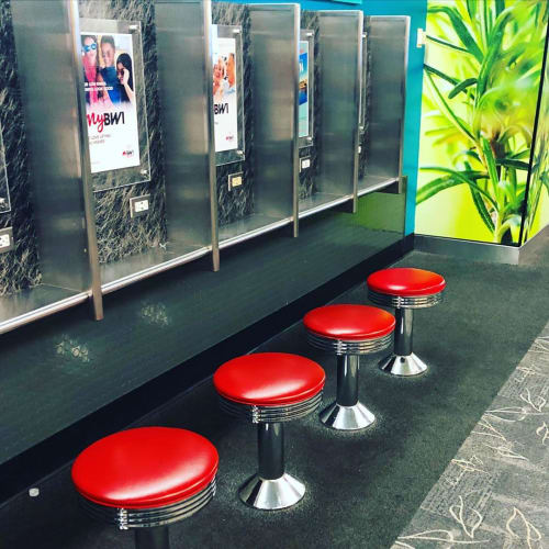 Floor Mounted Stools | Chairs by Richardson Seating Corporation | Baltimore/Washington International Thurgood Marshall Airport in Baltimore