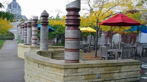 Minnesota Profiles | Public Sculptures by Andrew Leicester | Minnesota History Center in Saint Paul