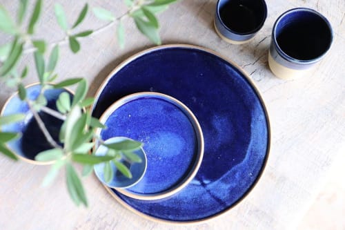 Ocean Blue | Ceramic Plates by Ceramics by Charlotte
