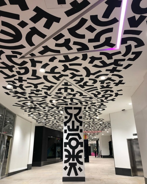 Ceiling and Wall mural | Murals by raul33 | Trinity Leeds in Leeds