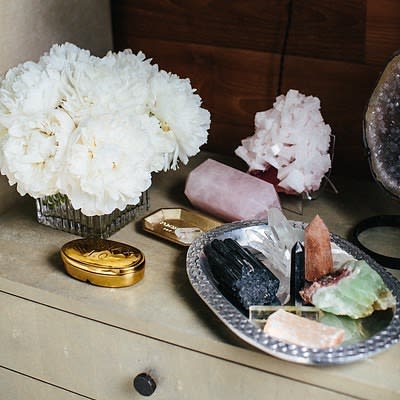 California Style Nightstand Flowers By Wallflower Design Seen At Private Residence San Francisco Wescover