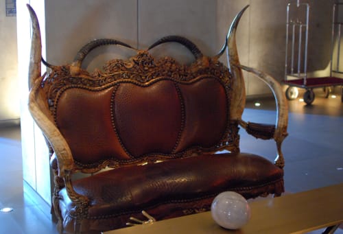 Horn Sofa By Michel Haillard Seen At The Clift San Francisco