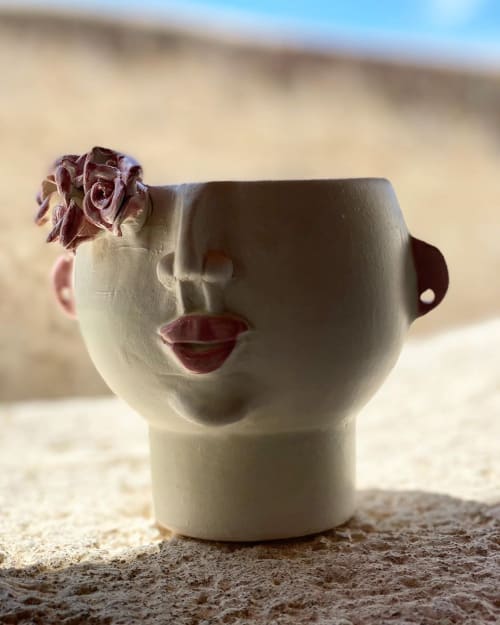 Young Mouth of Rose | Vase in Vases & Vessels by Patrizia Italiano