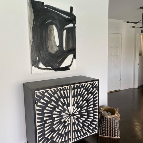 Black and White Abstract | Paintings by Kari Kroll