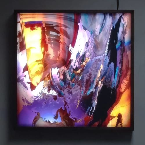 The Evaporating Face | Art & Wall Decor by Puguess | Centre culturel Desjardins (Salle Rolland-Brunelle) in Joliette